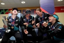 New Zealand women cricketers celebrate world cup win in style