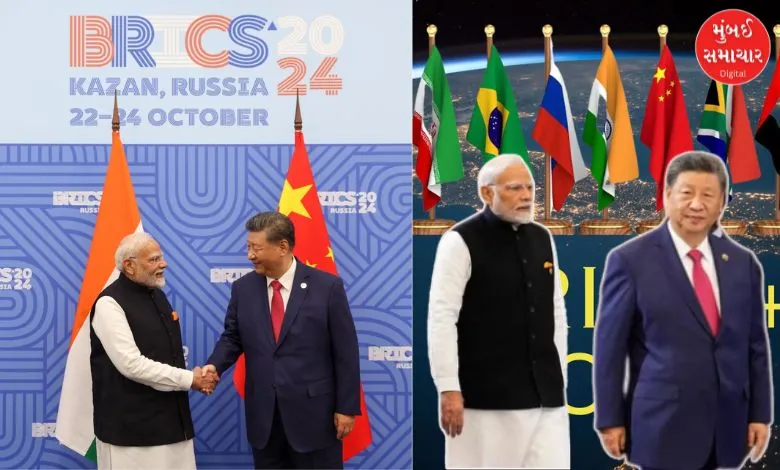 PM Modi holds a bilateral gathering  with Xi Jinping