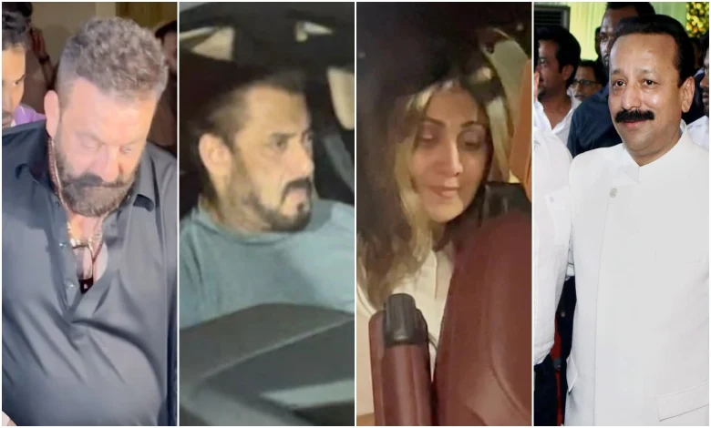 Actors turned up to bid farewell to Baba Siddiqui, Salman looked sad…