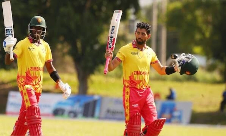 Zim vs Gam T20 match Several records broken Sikandar Raza century