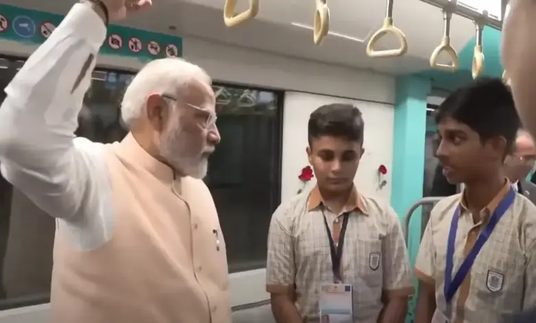 The Prime Minister traveled in the Metro 3