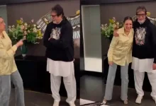 The lady started singing in front of Big B and then did something like…