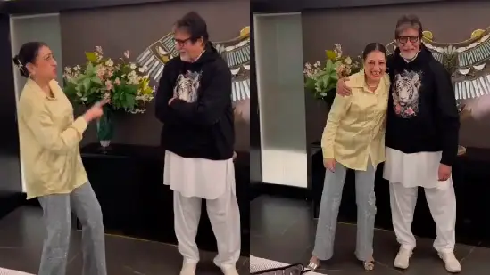 The lady started singing in front of Big B and then did something like…