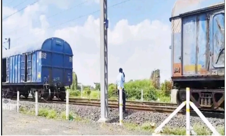 Four coaches of the goods train derailed under mysterious circumstances near the gate of Adipur