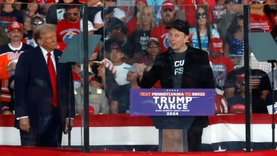 Trump and Elon Musk were spotted together at a rally in Pennsylvania