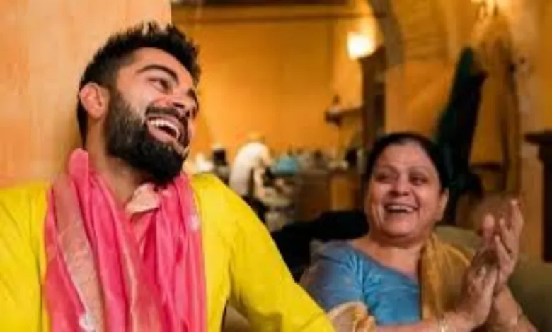 Virat Kohli Dance with Mother Saroj Kohli, video Viral