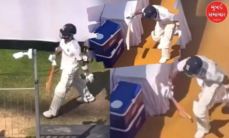 Water boxes became victims of Kohli's wrath! See, how