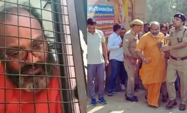 Yati Narasimhananda caught for commenting on Prophet Mohammad, taken into custody by UP Police