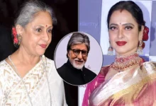 iconic image of jaya bachchan and rekha's complicated past