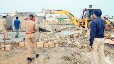 Bulldozer action on resorts in Kutch