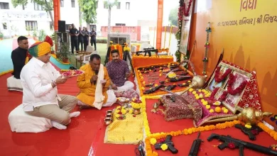 Chief Minister Bhupendra Patel's Shastra Puja: Worship of Divine Power over Demonic Power