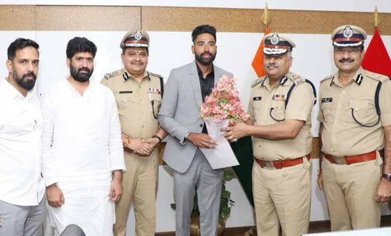 Team India cricketer Mohammad Siraj received an official DSP post from the Telangana government