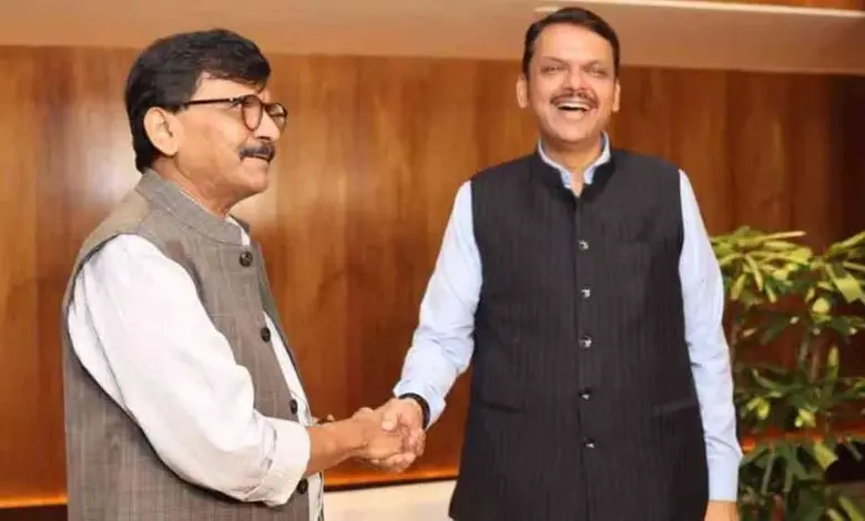 Fadnavis and Raut's gathering  sparked discussion, see?