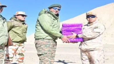 Diwali on the border: Indian and Chinese armies greet each other, distribute sweets