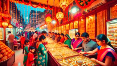 gold and silver prices touch all-time high before diwali