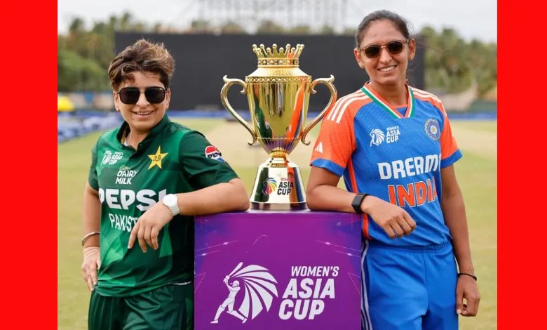 Why is the threat slightly heightened for India's women's team ahead of Sunday's match against Pakistan?