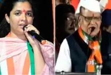 bjp leader vasantrao deshmukh's derogatory remarks against jayashree thorat