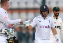 Joe Root celebrating his double century or a relevant image from the match