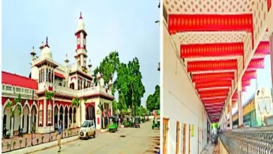 beautiful exterior view of morbi railway station showcasing its stunning architecture