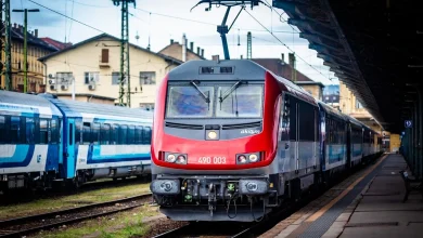 A train with 10 coaches running at a speed of 120 kmph was successfully tested for the purpose of testing the railway track from Mumbai.