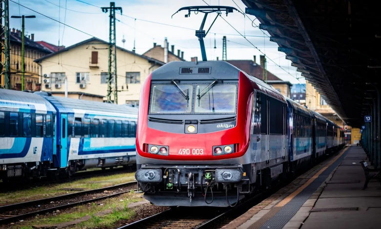 A train with 10 coaches running at a speed of 120 kmph was successfully tested for the purpose of testing the railway track from Mumbai.