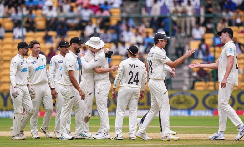 New Zealand 180 for three after India's lowest 46 runs