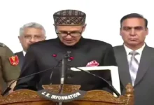 omar abdullah takes oath as jammu kashmir chief minister