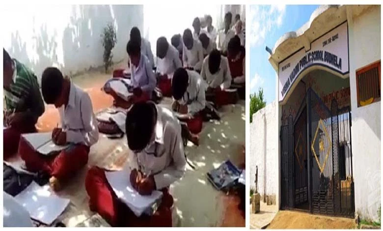 150 Einsteins at once! Children of a school can write cursive with both hands