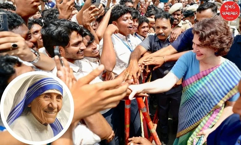 Priyanka Gandhi remembered Mother Teresa successful  the predetermination  campaign, shared a puerility  story