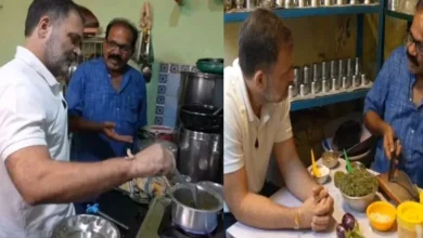 Now Rahul Gandhi cooked in the kitchen of a Dalit family and also discussed Dalit cuisine