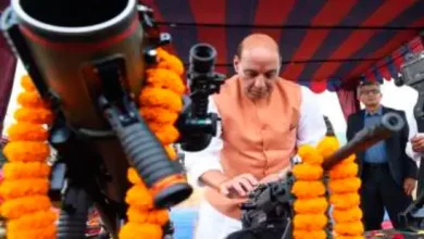 A clear indication of 'Shastra Puja', full use of weapons if required: Rajnath...