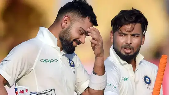 Rishabh Pant has overtaken Kohli in the Test rankings