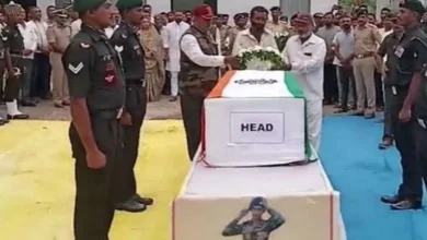 Martyred youth with guard of honor in Agniveer training