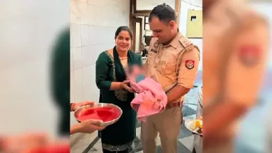 Ghaziabad police sub inspector adopts abonded girl child details inside