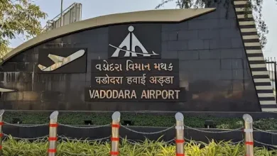 "security beefed up at vadodara airport after bomb threat call"