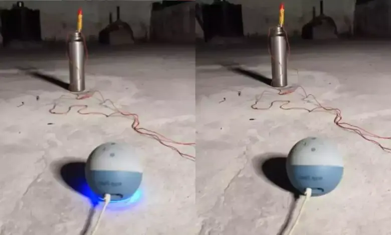 Alexa launch the rocket: Watch the new way of bursting firecrackers in this viral video