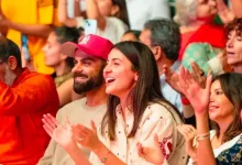 virat kohli and anushka sharma at krishna das kirtan in mumbai