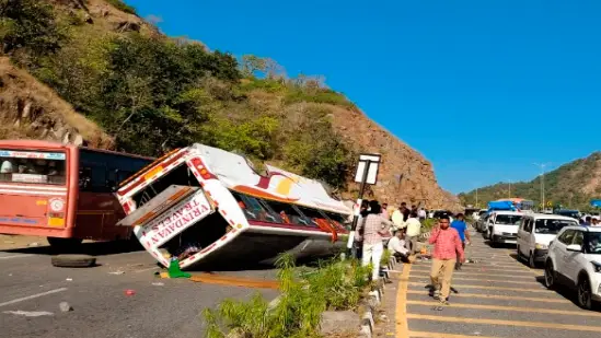 Accident at Ambaji's Trishulia Ghat