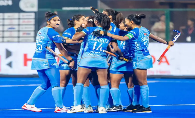 Asian Women's Hockey Champions Trophy, India defeats Japan 3-0