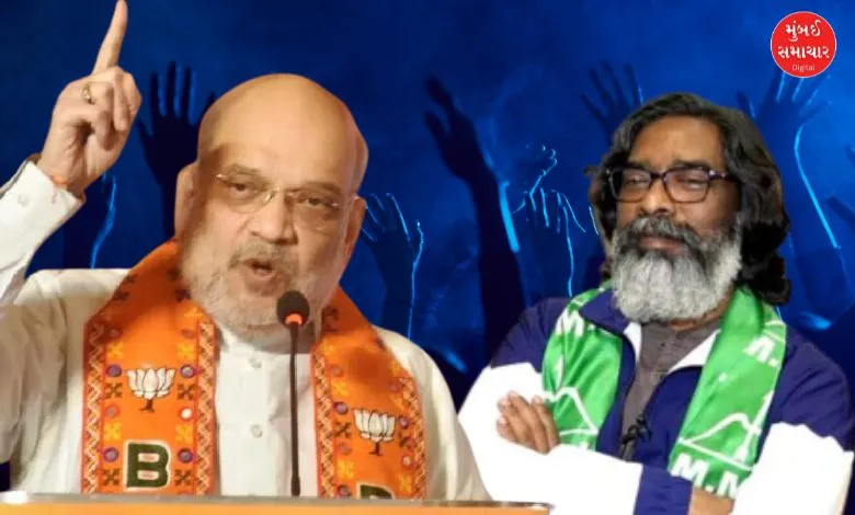 BJP is high-tension power line for development, Hemant Soren's party burnt transformer Amit Shah