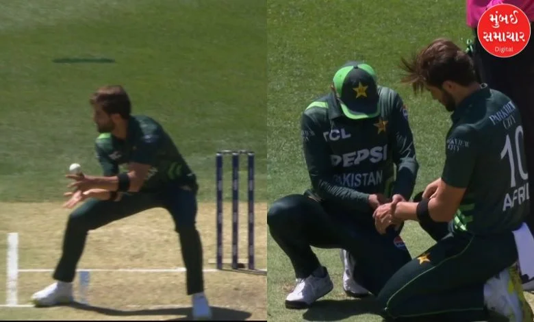 Babar Azam becomes Shaheen Afridi's Physiotherapist