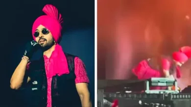 Diljit Dosanjh fell on the stage while singing