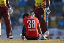 England's Topley Faces Penalty for Chair-Smashing Incident