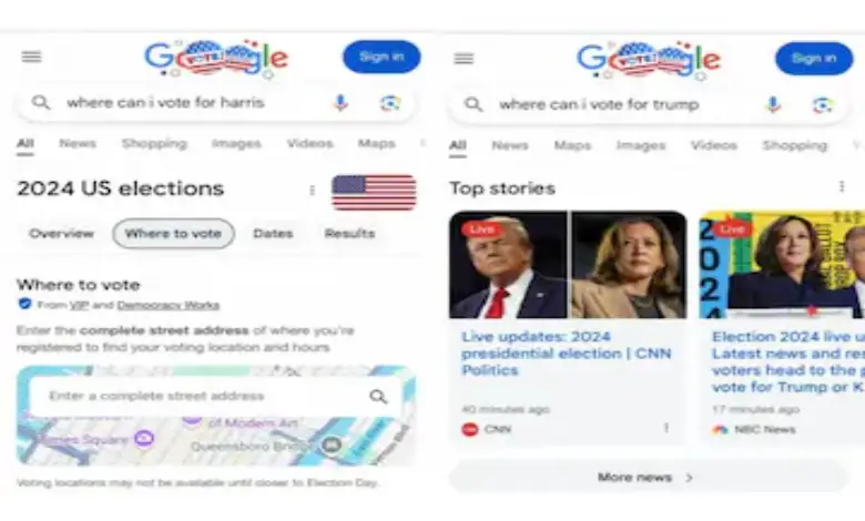 Allegation of interference of Google in the US election company fixed glitch