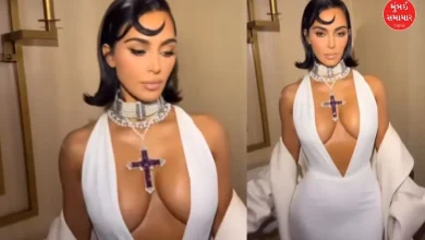 Kim Kardashian flaunts Princess Diana's cross necklace…