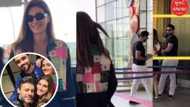 Kriti Sanon Spotted at Mumbai Airport with rumoured boyfriend Kabir Bahia