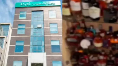 Liquor recovered from Chirag Rajput, CEO of Khyati Hospital