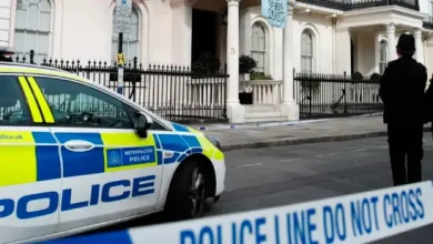 Explosion outside US embassy in London, police cordon off area