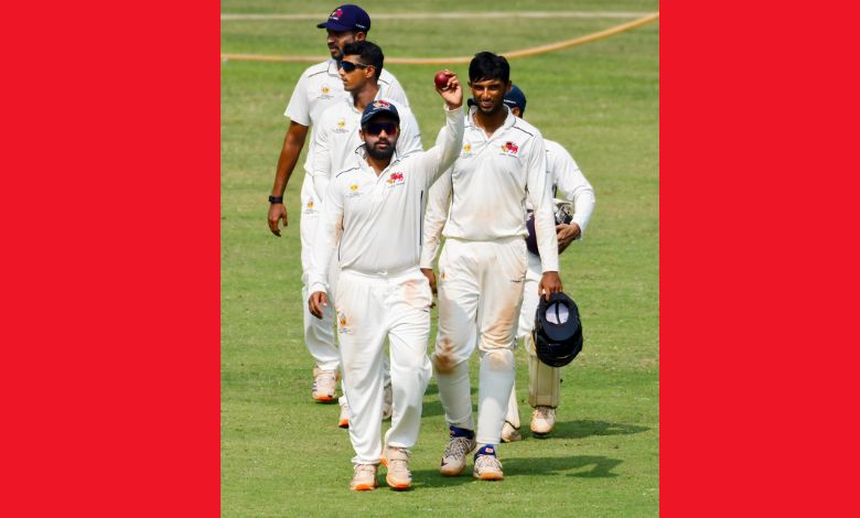 Mumbai wins with an innings and 103 runs against Odisha