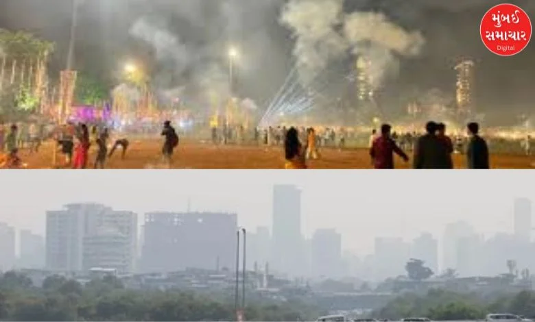 Mumbaikars breathing toxic air on Diwali, due to crackers and cloudy weather: highest pollution in Malad